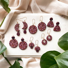 Load image into Gallery viewer, Autumn Blooms Round Earrings
