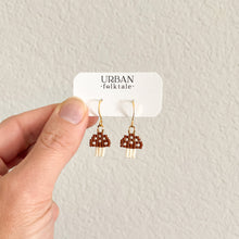 Load image into Gallery viewer, Mini Mushies Beaded Earrings
